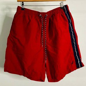 NAUTICA - Red and Blue Swimming Shorts -